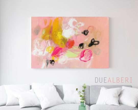  Abstract painting print, pink minimalist
abstract art, modern wall art abstract art, pink and yellow wall art