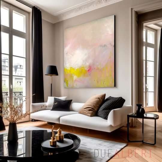  abstract acrylic painting on canvas, Fine
Art Print, Abstract Art, Large Acrylic Painting Pastel Pink abstract art,
large art bedroom print