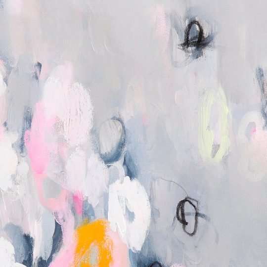 Large Abstract Grey Pink Wall Art - Unique
and Vibrant Art print for Your Home